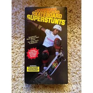 Skateboard Superstunts VHS Tape 80s Skateboarding Christian Hosoi Roskoppp 1987